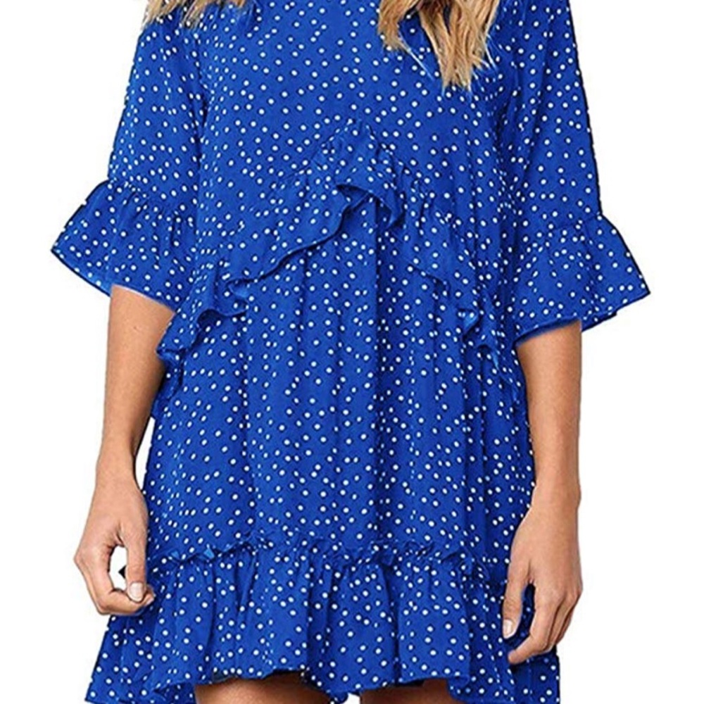 Polka Dot Swing Summer Dress 👗